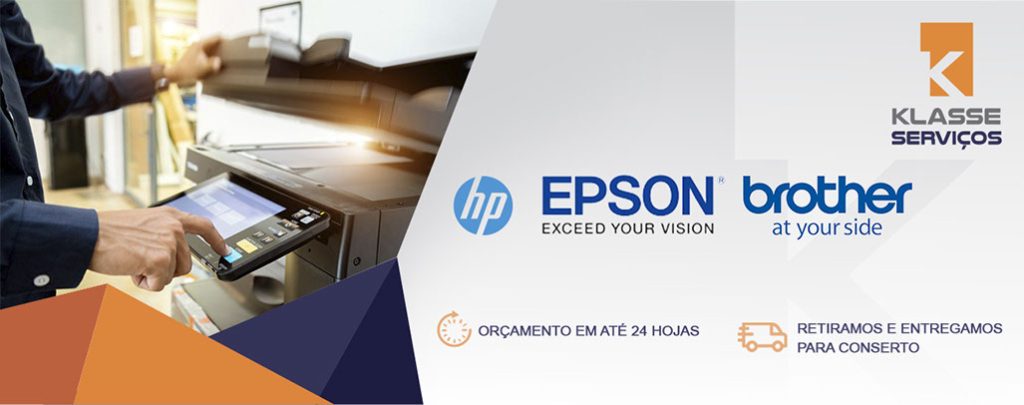 CONSERTO DE IMPRESSORAS JATO DE TINTA e LASER